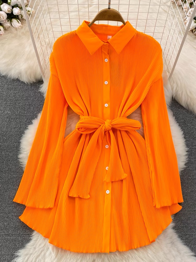 Iconic moment stretchy shirt dress SDZZ802 images